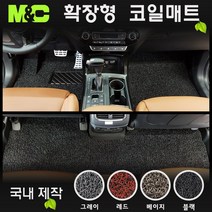 2022 모닝 코일매트 (확장형 바닥매트), 매트구성 {1열+2열+트렁크(풀세트)}, 컬러-그레이