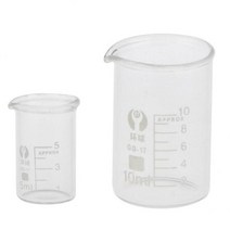 GHSHOP 5mL 실험실 비커 붕규산 용기, 설명, 클리어