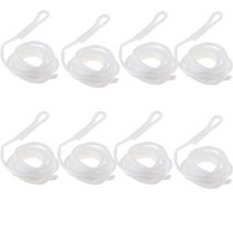이중 편조 해양 펜더 라인 계류선 요트 보트 액세서리 G0 01 5 FT 8 개, 03 8pcs White Ropes