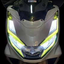 2021 혼다 PCX125 라이트필름 스티커 PCX 21년 튜닝용품 2022년, 2021 PCX, 옐로우(단색)