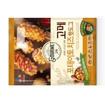 고메 씨제이 포테이토 힘준14.94아자 치즈 핫도그 399.7G x 1개, 아이스보냉백포장