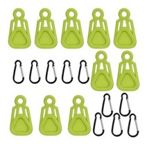 비닐쉘터 비닐텐트 바람막이 등산 방수포 4인용 10pcs 캠핑 하이킹 텐트 고정 클립, g, 74 43mm
