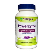 파워자임 소화효소 아밀라제 소화 효소제 Powerzyme 120 vegetarian capsules