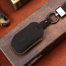 하이브리드 SUV 예쁜 전용파우치 니로키케이스 자동차 열쇠홀더 드라이빙, 필기체(대소문자), 블랙 브라운 TK-17