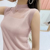 오노마 오노마 ONM 캡소매 니트 이너 나시티 오피스룩 나시 (9087863)