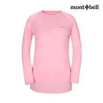 몽벨 몽벨 여성 라운드 긴팔티셔츠(핑크)_MW3EBWRL92PI
