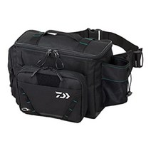 다이와 에메랄드 힙백 루어 가방 낚시 보조 크로스백 다용도 서프백, 블랙