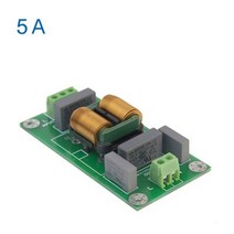 노이즈필터 파워 필터 보드 모듈 emi AC 정류기 HIFI 오디오 소음 감소 및 간섭 방지, 02 5A