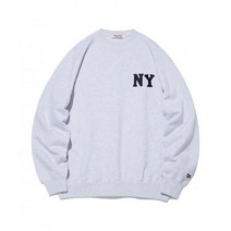EBBETSFIELD 블랙 양키스 맨투맨 라이트그레이 BLACK YANKEES SWEATSHIRT LIGHT GREY
