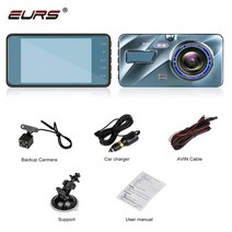4채널블랙박스 블랙박스2채널 룸미러 화물차 eurs 24h dash cam black, 터치 더블 레코드, 32g
