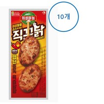 [한끼]의성마늘 직꾸닭 매콤레드 100gX10 방학 홈파티 간식 간편식 안주 밥반찬 전자레인지 조리 롯데햄 가을 식재료 1세트, 12세트