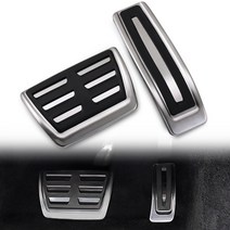 가스 가속기 연료 브레이크 페달 AT 패드 아우디 Q7 포르쉐 카이엔 투아렉 2007-2015, For AT 2pcs