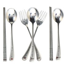 케이스푼 우리아이 이니셜 각인 어린이 수저 포크 세트 아이 선물 유치원 어린이집, 아동스푼1+저분1+포크1, 1세트