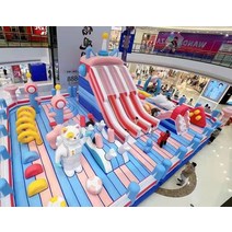 에어 바운서 대형 에어 풍선 놀이터 수영 캠핑 물놀이, J 우주 비행사의 성