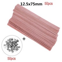 양키캔들 인테리어 캔들50pcs 양초에 대 한 양초 나무 심지 양초 만들기에 대 한, 12.5x75mm, 협력사