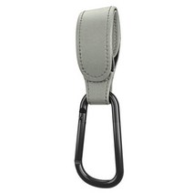 개모차 반려동물유모차 펫유모차 펫이동차 펫이동장 1/2pcs 휴대용 PU 가죽 유모차 걸이 후크 Carabiner 카트 액세서리, [05] 1pcs Grey