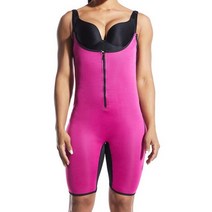 1인 가정용 찜질 전신 스팀 사우나 Aiithug 여성 전신 셰이퍼 스포츠 사우나 땀 슬리밍 조끼 정장 네오프렌, 03 빨간_05 XXL