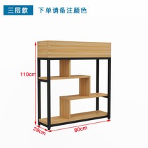 공간분리 가벽 원룸 분할 파티션 낮은 셀프 침대 알파룸 안방 주방 우드 식당 카페, 80 x29 x110