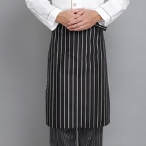 ri5ri9r 쓰기편한 스트라이프 허리앞치마랩형 반앞치마 주방앞치마 카페앞치마 알바앞치마 레스토랑앞치마, 감성《본본품》홈