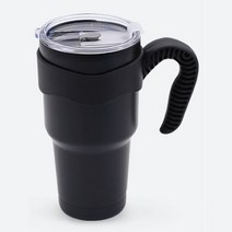 대용량텀블러 벤티 군인 빨대 텀플러 900ml, 블랙