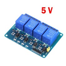 전기릴레이 Arduino Raspberry pi에 사용되는 포토 커플러가있는 5V/12V 1 2 4 채널 릴레이 모듈, 03 4 Channel 5V