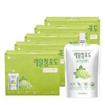 바로푸드 레알 청포도 콜라겐 곤약젤리, 50팩, 150ml
