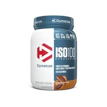 Dymatize ISO100 하이드롤라이즈드 단백질 파우더 100 분리 유청 25g BCAA 5.5g 글루텐 프리 빠른 흡수 쉬운 소화 과일 페블 20회 제공량, 초콜릿 땅콩 버터, 20인분 (1팩)