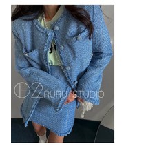 플리츠 울세트 빅사이즈 여성세트 케네스레이디 여자정장세트예식장 여자루즈핏티셔츠 롱 트위드자켓세트 5세세트 여자가을