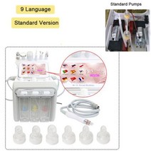 페이스스티머 홈케어기기 미용 하이드로 산소 박피 페이셜 머신 클렌징 뷰티 아쿠아 필링 블랙헤드, Standard 1_UK