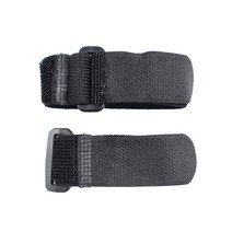 대성찍찍이 버클형 벨크로타이/벨크로 밴드, 신축밴드 블랙(2.5cmX40cm)역방향, 5개입