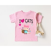 개비의 매직하우스 인형 하우스 개비 보그 2021 티셔츠 탑스 티 캐미솔 프린트, 01 2T, 22 108337