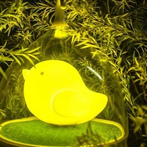 희아랑 새장안 아기새조명 무드등 수유등 조명등 방등 터치등 스탠드, 핑크