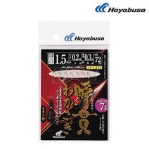 빙어 바늘 미끼 하야부사 빙어채비 C243 7본 빙어바늘 얼음낚시, C243(7본) -1.0호