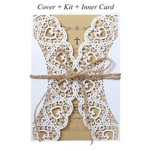 생일축하카드 팝업카드 메세지 세트웨딩 인사말 카드 사용자 정의 로프 레, 02 Cover And Insert