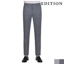 에디션 멀티 글렌 체크 린넨 팬츠 NEA2PP1651