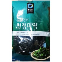 건미역(청정원 200g)/커트미역/반찬/간편미역/쇠미역/굴미역국/만재도미역/aldurtjsanf/dhksehaldur/aldurg, 1