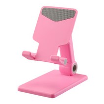 벨로유니 핸드폰 거치대 스마트폰 탁상용 휴대용 태블릿 아이패드 갤럭시탭 가능, 핑크