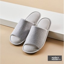 [모던하우스 창원점]층간소음해소_걱정을 덜어주는 층간소음 린넨 슬리퍼 라이트그레이 M_FS1023022