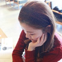 레인걸 레이스 머리띠 반다나 넓은 헤어밴드