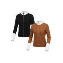 와이드앵글 와이드앵글WWW19K37GH여성 패딩퀼팅 방풍 가디건