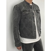 데이트 워싱 차이나카라 청자켓 (date washing denim jk)