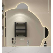 화장실 스마트 거울장 벽걸이 상부장 선반 조명 일체, 3색+무단계디밍+더블터치+디포깅70cm