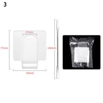 아크릴 팔레트 주걱 막대 젤 파운데이션 아이 섀도우 믹싱 크림 안료 메이크업 네일 아트 매니큐어 도, 03 3