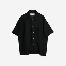 아워레가시 숏슬리브 박스 셔츠 블랙 부클레 Our Legacy Shortsleeve Box Shirt Black Boucle