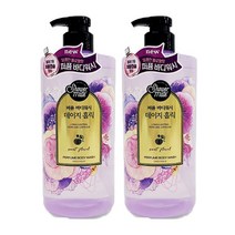 [트윈스몰] 샤워메이트 퍼퓸 데이지홀릭 바디워시 1L, 2