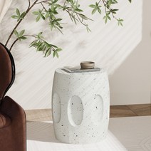 WISFOR 예쁜 협탁 인테리어 화이트 340mm
