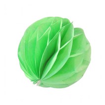 페이퍼허니컴볼(6cm)라이트그린 페이퍼벌룬, wltn406 본상품선택