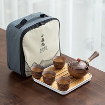 티포원 사기주전자 1인 열탕기 도자기 티팟세트 도자기 중국 Gongfu 차 세트 휴대용 주전자 360 회전 메이, 09 I