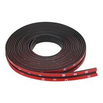 2M 티 모양의 지붕 씰 스트립 바람 소음 감소 키트 앞 유리 선 루프 채광창 유리 고무 방음, 너비 19mm, 1개