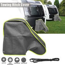 호환 트레일러 승용차 캠핑카 견인 장치 고리 92x47x62cm 방수 캐러밴 히치 커버 방진 자외선 방지 히치 커버 보호, 없음